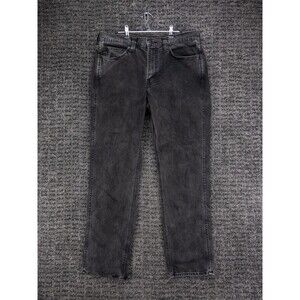 Levis 541 Jeans Mens 34x32 Actual 34x31.5 Dark Gray Athletic Taper Stretch Denim